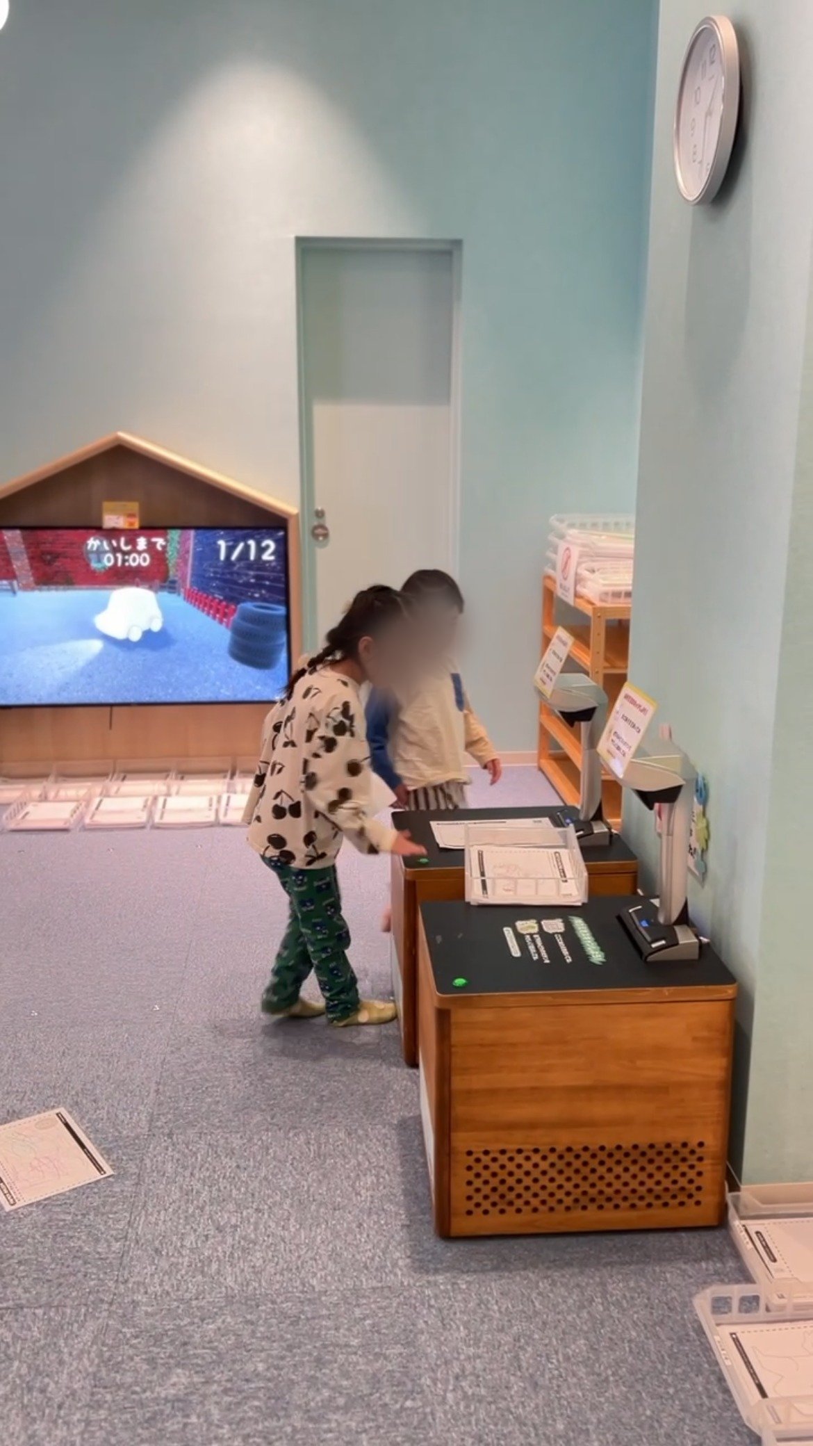 ぬりえを読み込むと、画面にゲームがうつる
