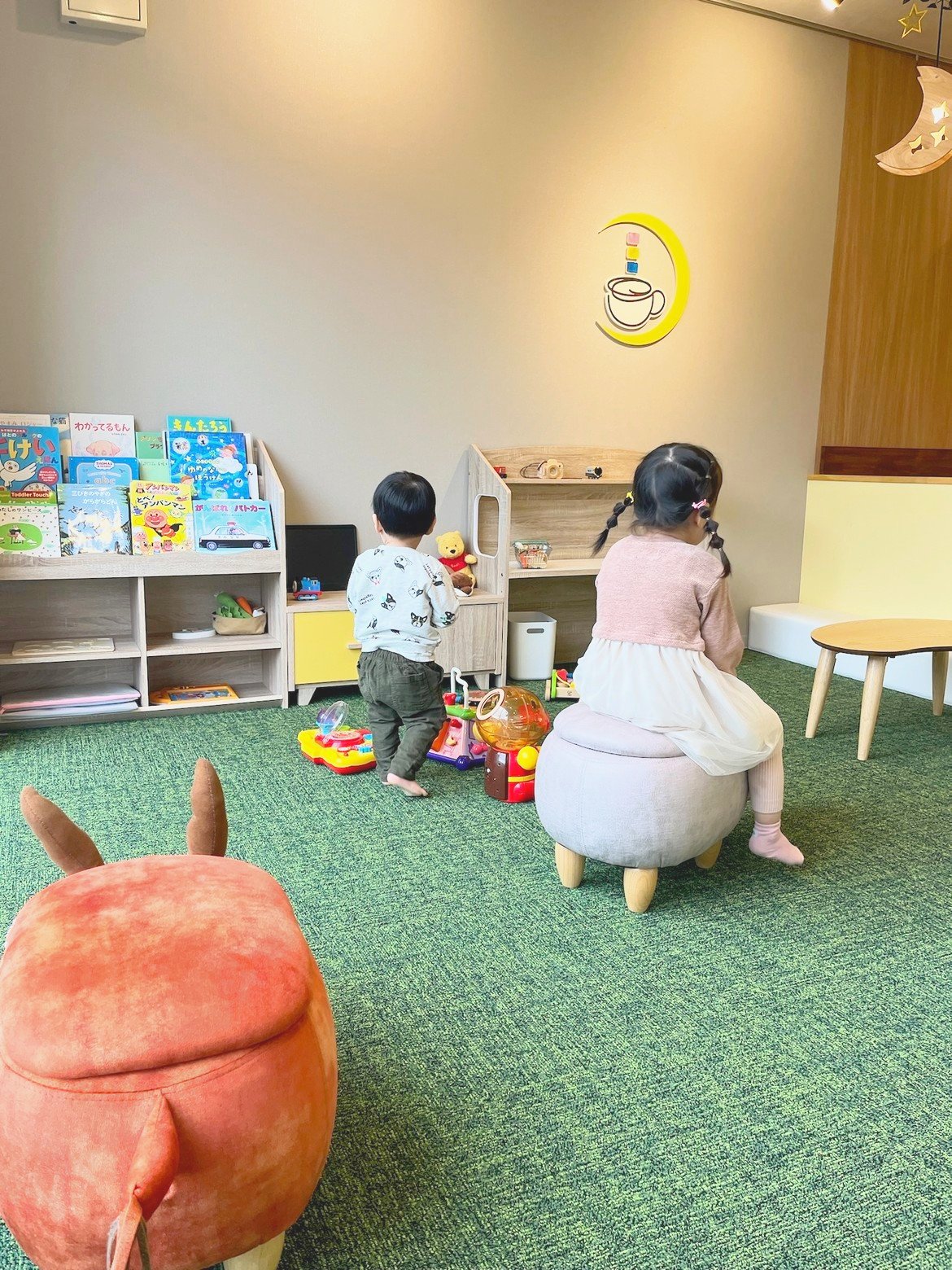 店内のキッズスペース