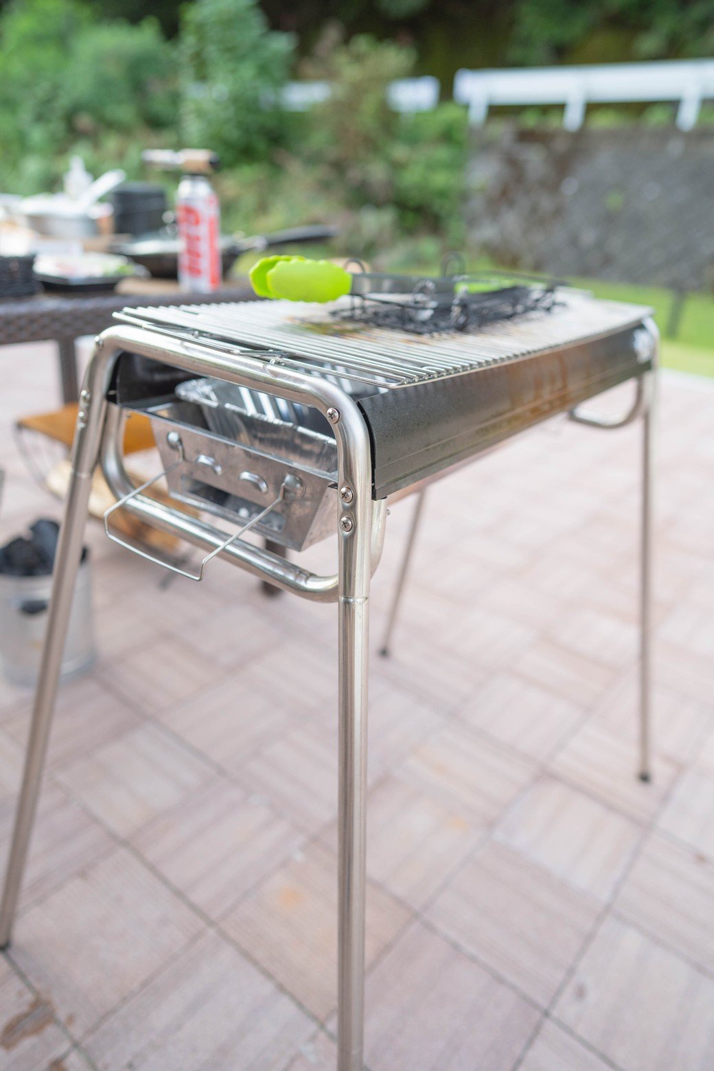 BBQコンロの準備