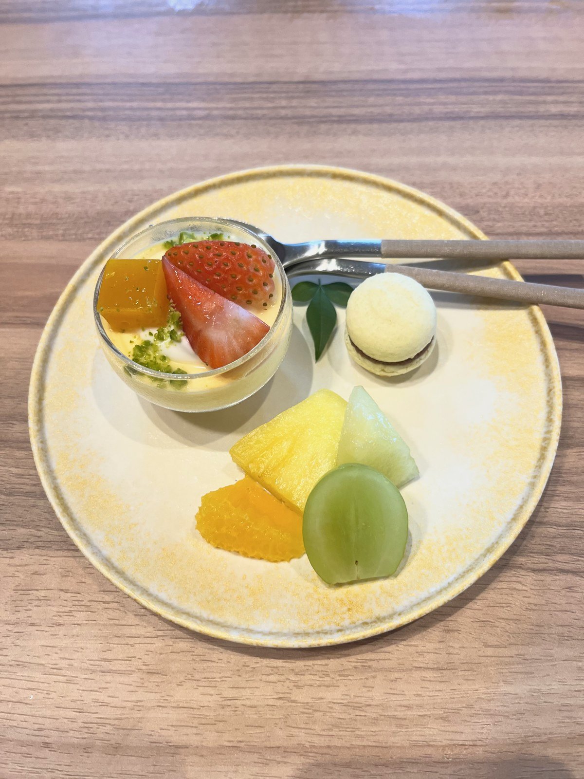 フルーツとゼリーの朝食デザート