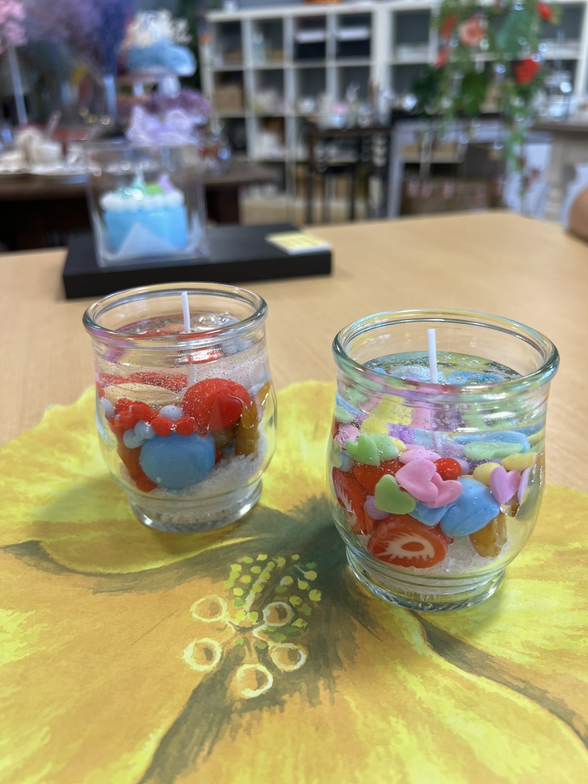 子どもたちが作った2つのスイーツポット