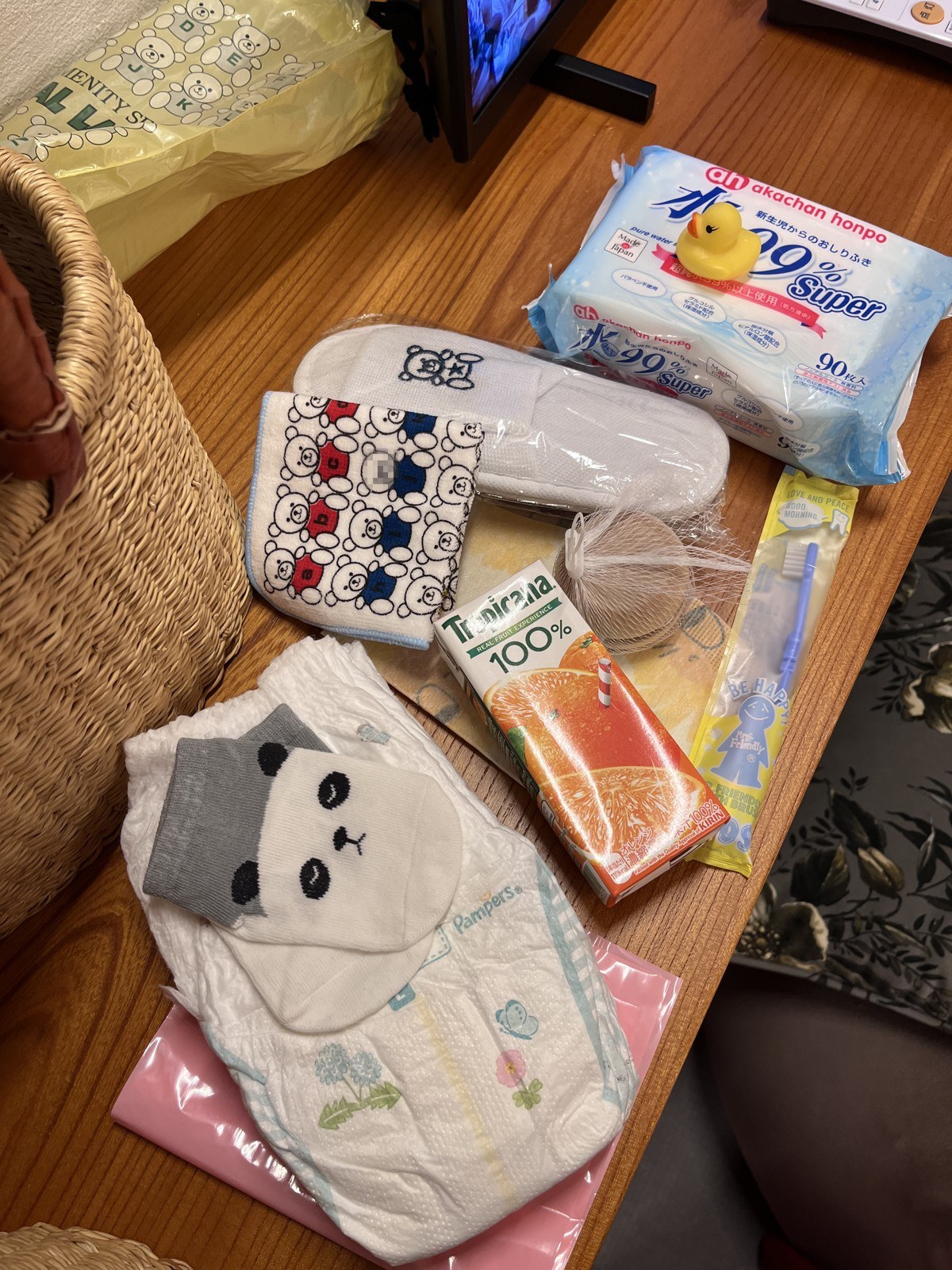 ベビーグッズの貸出コーナー