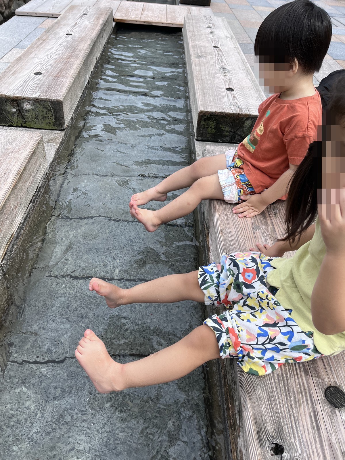 湯村温泉の足湯