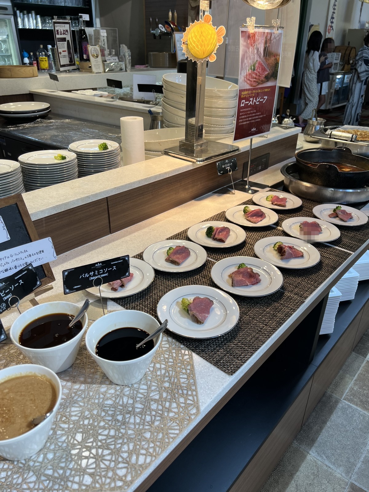ローストビーフのライブキッチン